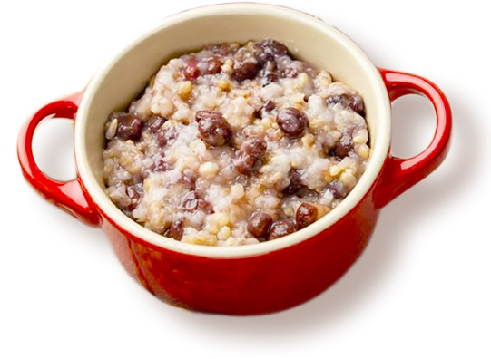 健康米味楽農場新製品あずき玄米粥絶賛発売中